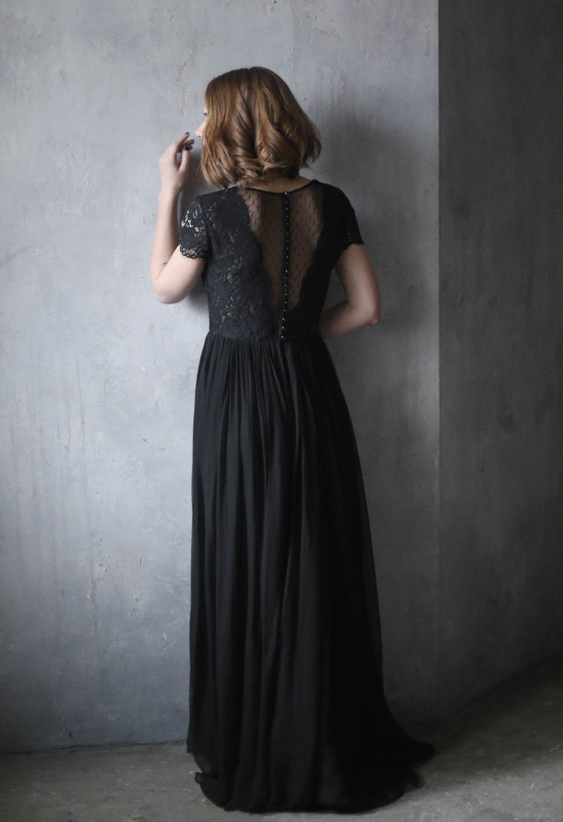 Black Short Formal Dresses Gems