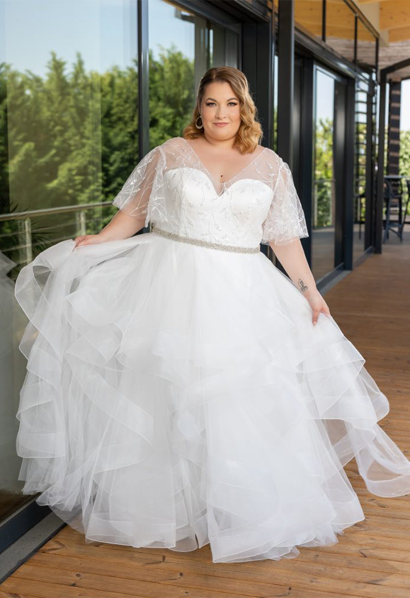 Plus size shop wedding wrap