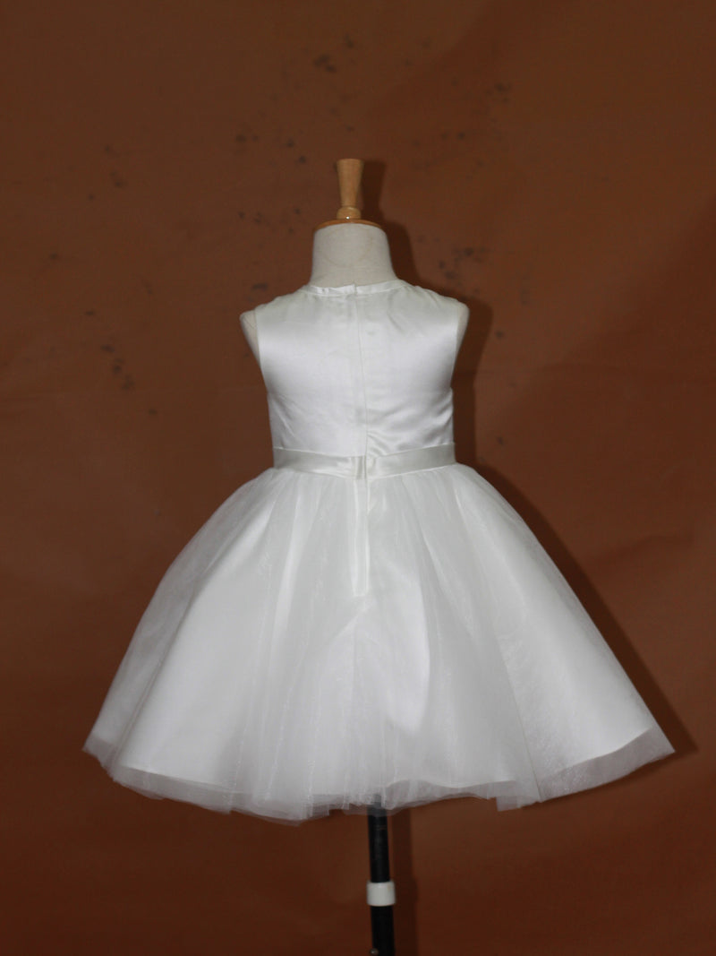 Ivory Ball Gown With Applique Beads