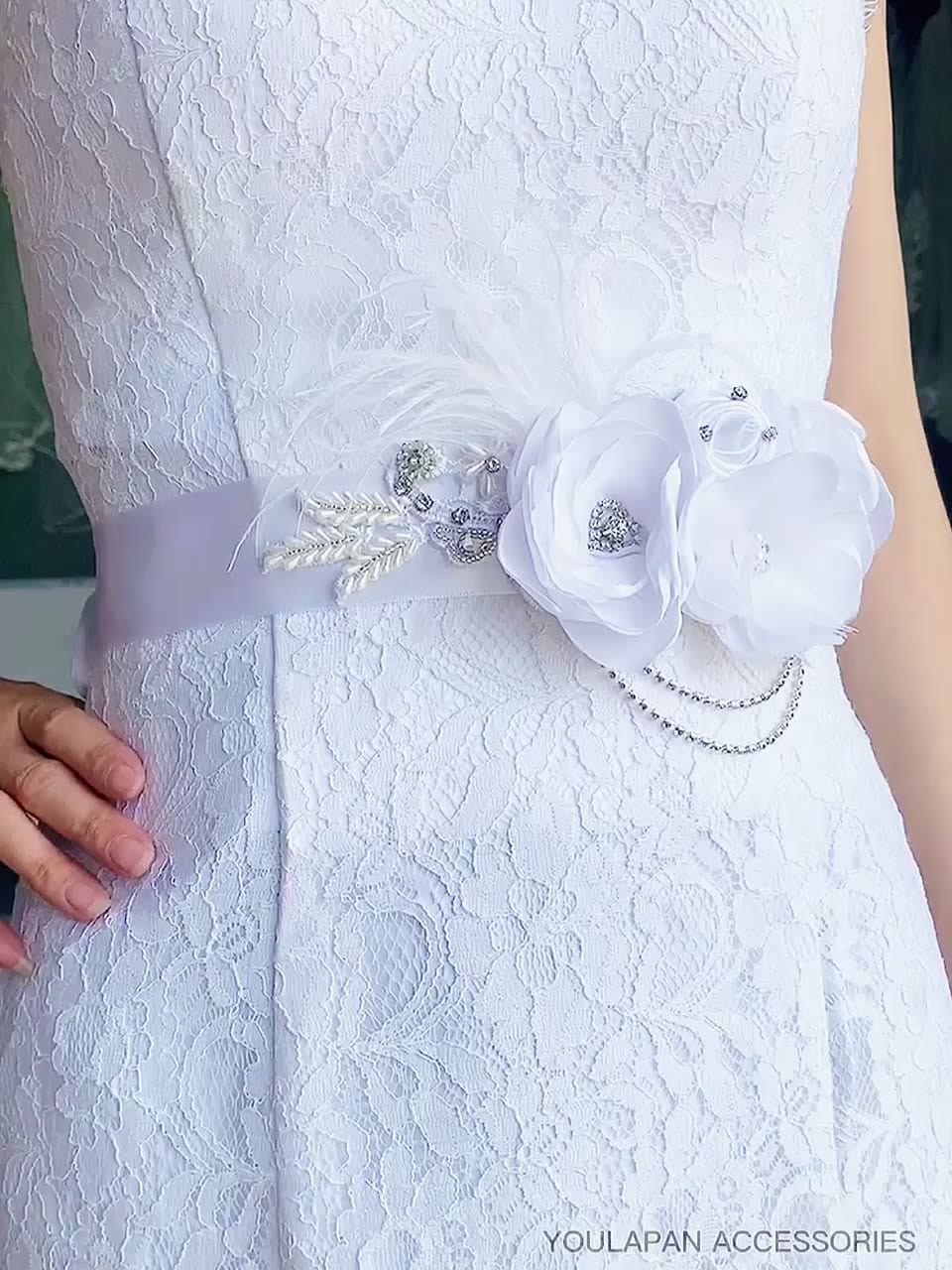 Creative Flower Party Bridesmaid Belt S13