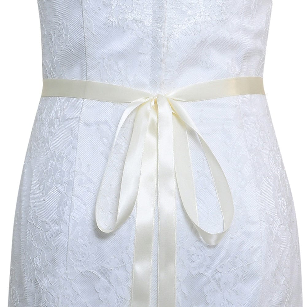 Creative Flower Party Bridesmaid Belt S13 Ivory