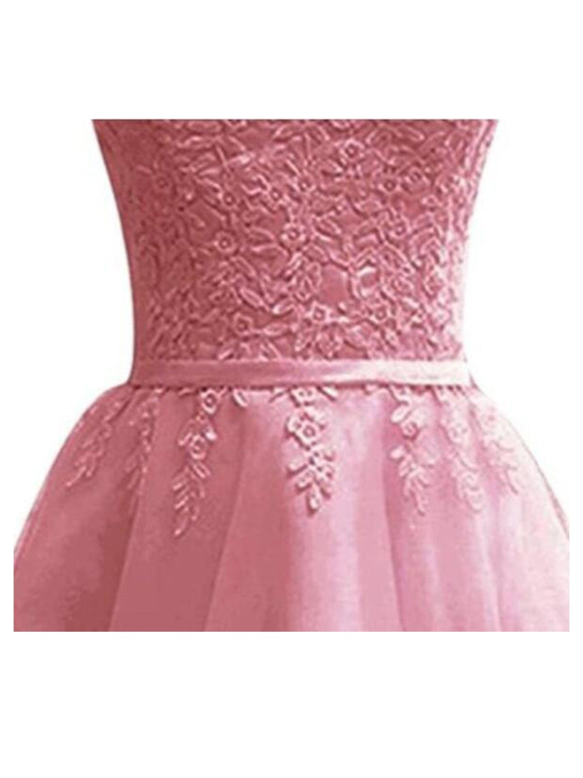 Off-the-shoulder Tulle Appliques Short Homecoming Dress