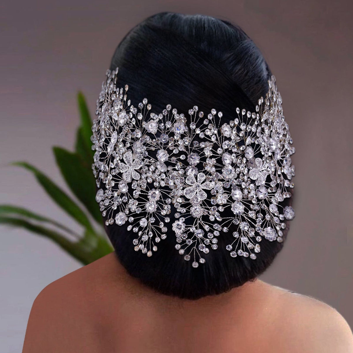 Alloy Headpieces With Rhinestone And Opal